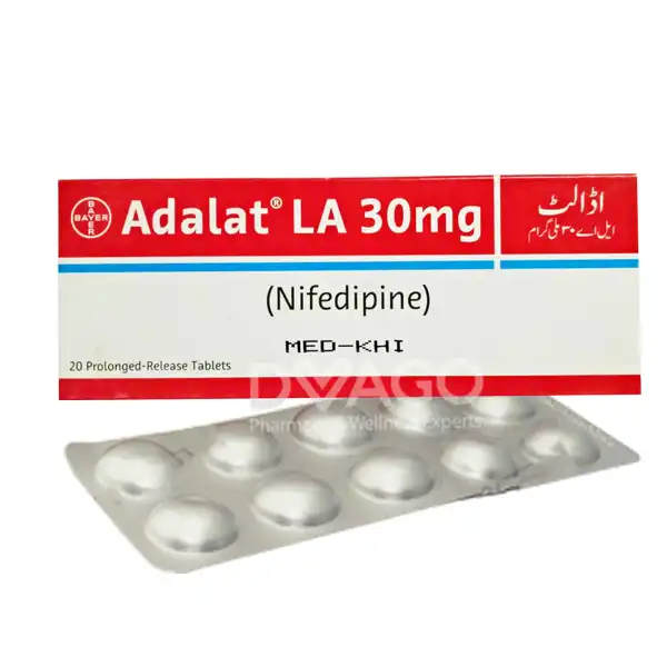 Adalat La30 Mg 2x10 Tablets